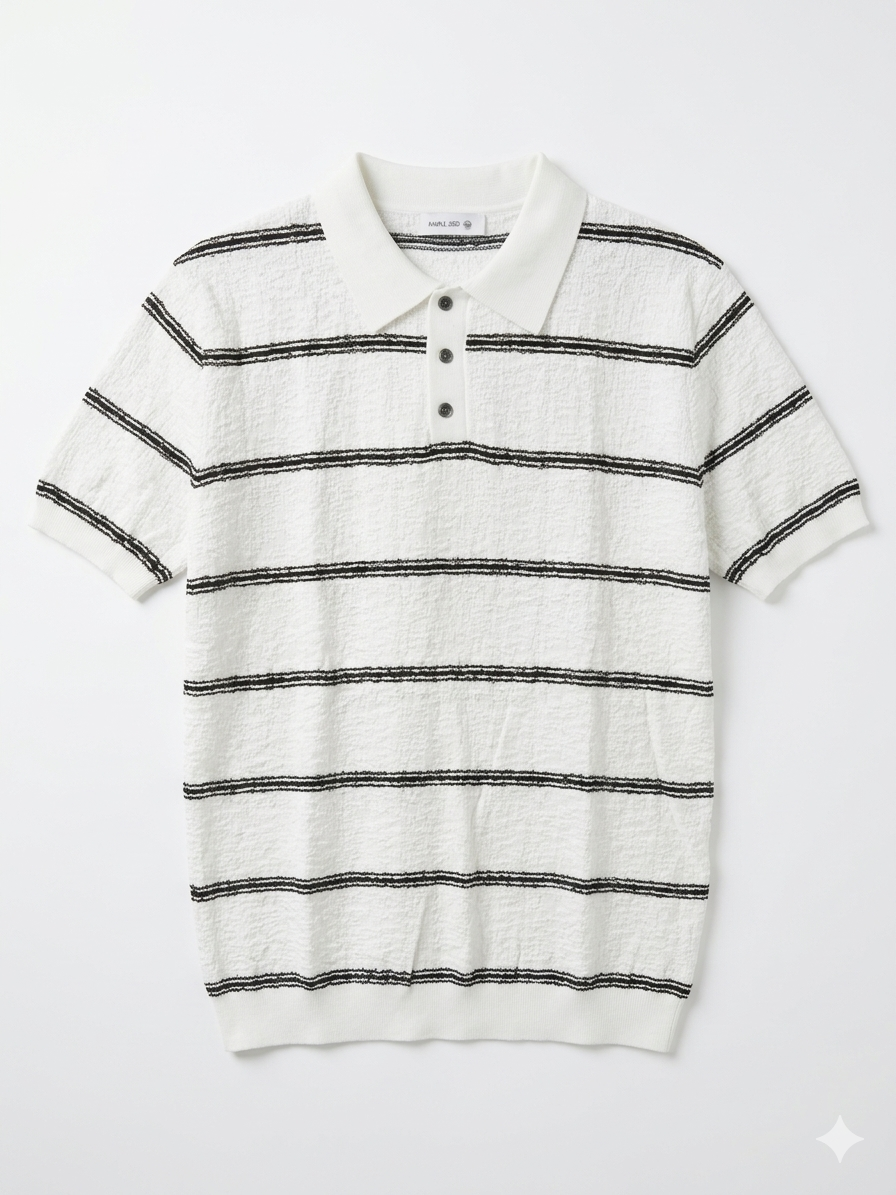بولو KH Society Resort بنسيج Terry-Knit الفاخر