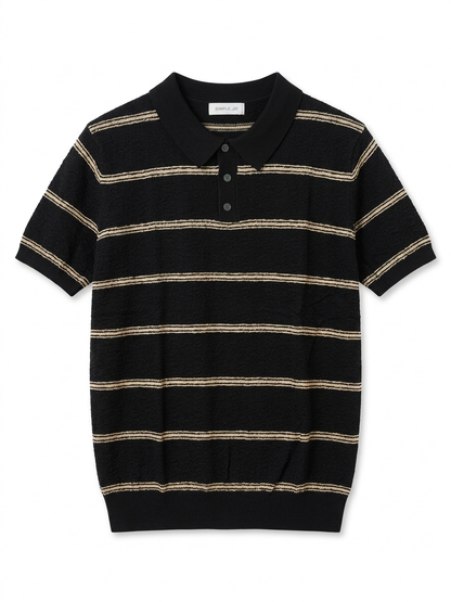 KH Society Resort Polo – Textured Terry-Knit Edition | Limited Drop