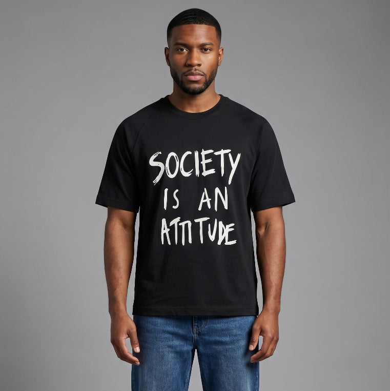 تيشيرت KH Society Box Fit - قطن ثقيل