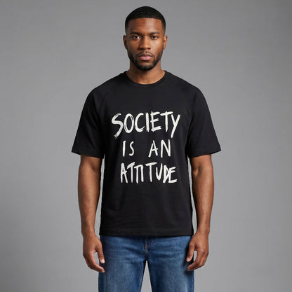تيشيرت KH Society Box Fit - قطن ثقيل