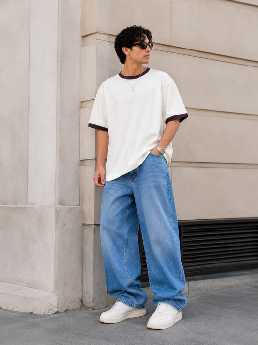 تيشيرت KH Premium Basic — Contrast Ringer Tee