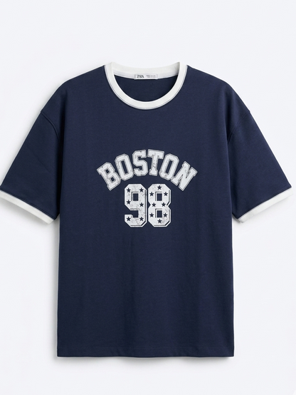 Boston | Oversized Cotton Tee | KH Streetwear