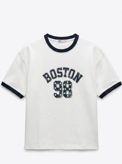 Boston | Oversized Cotton Tee | KH Streetwear